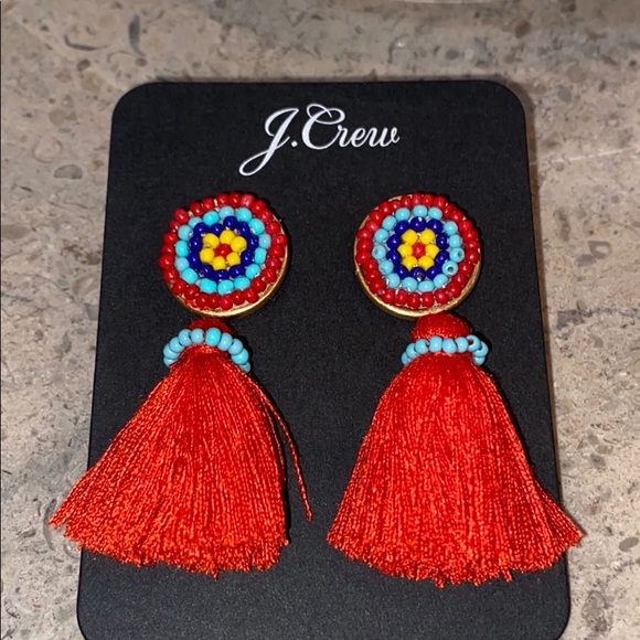 J. Crew Mini Scope Tassel Earrings - Picture 4 of 7